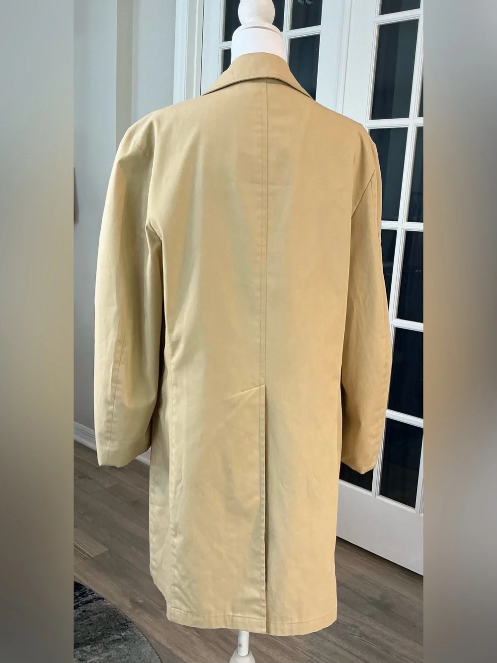 Vintage Gleneagles Weatherproofs Trench Coat Raincoat Houndstooth Lined (UNISEX)
